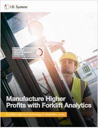 Manufacture Higher Profits with Forklift Analytics