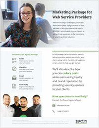 The Marketing Package for Web Service Providers