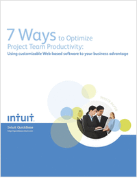 7 Ways to Optimize Project Team Productivity: Using Customizable Web-based Project Management Software to Your Business Advantage