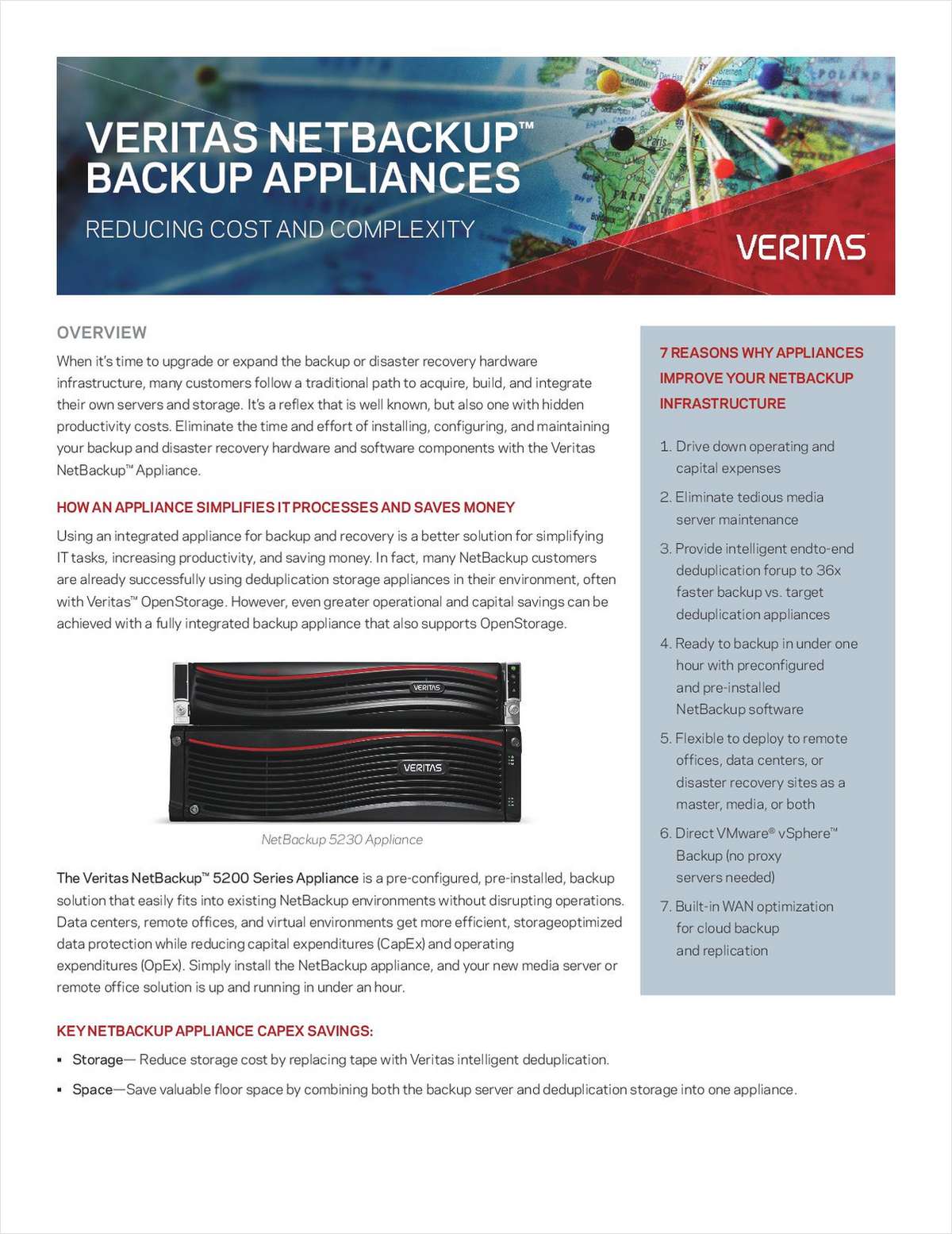 Veritas NetBackup Appliances Reducing Cost and Complexity