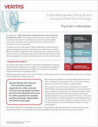 5 Data Management Tips to Build a Successful Multi-Cloud Strategy