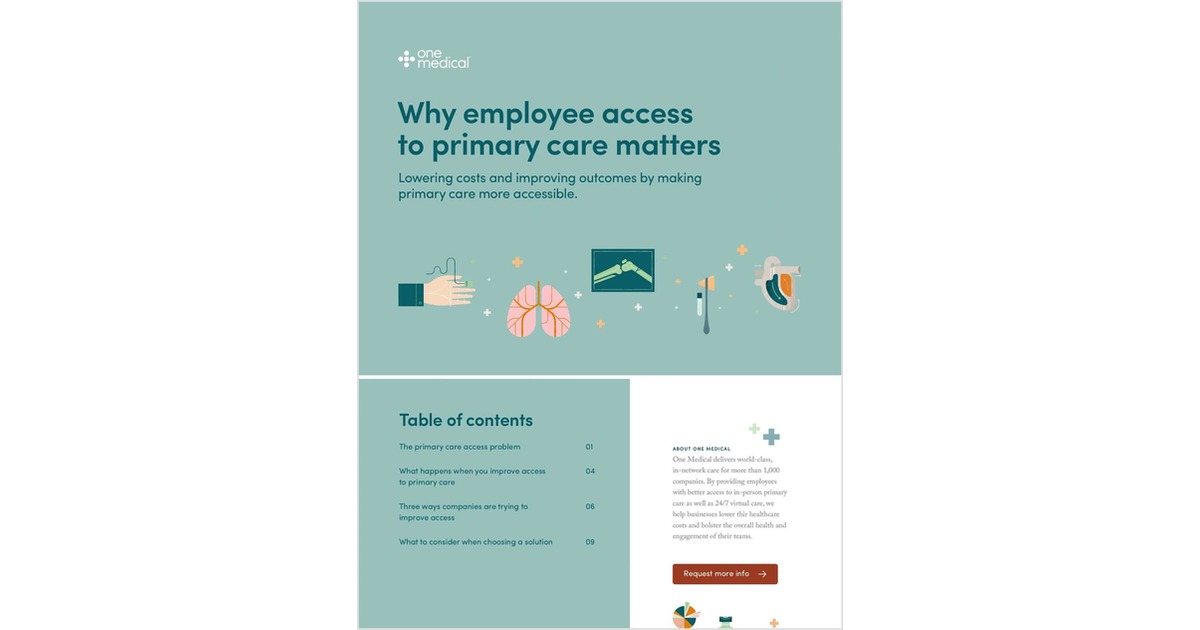 Employee Access to Primary Care Matters More Than You Think