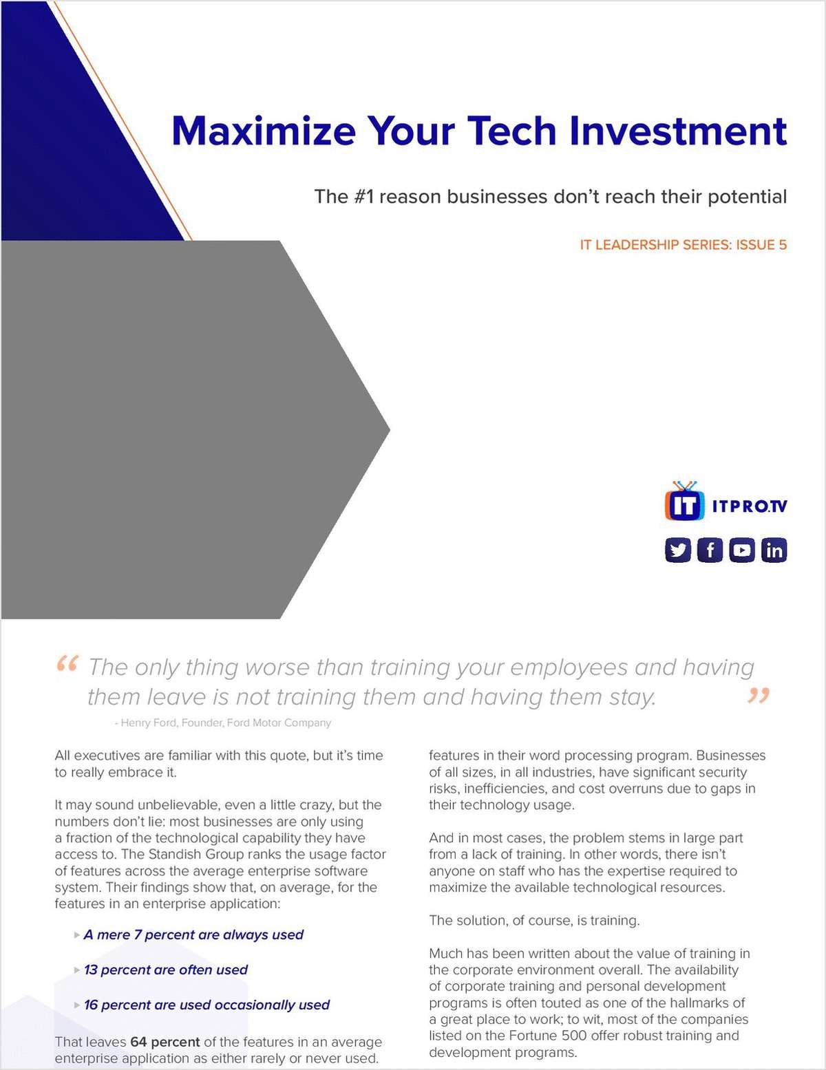 Maximize Your Tech Investment: The #1 Reason Businesses Don't Reach Their Potential