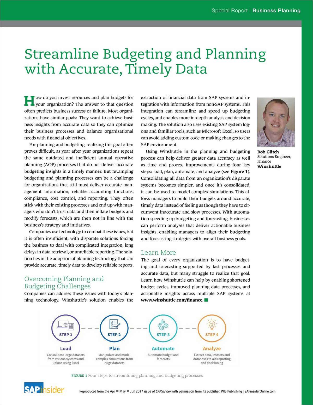 Streamline Budgeting and Planning with Accurate, Timely Data