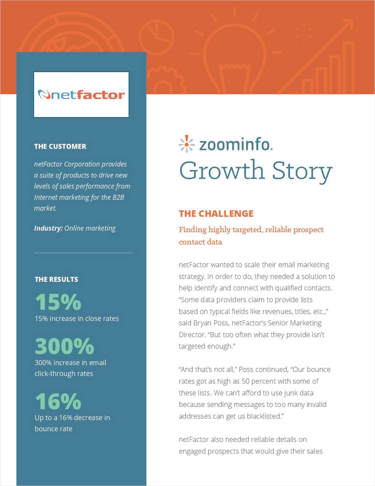 How netFactor Reduced Bounce Rates & Improved Email Marketing Engagement by 300%