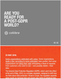 Are You Ready for a Post-GDPR World?