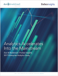 Report: Analytics Accelerates Into the Mainstream