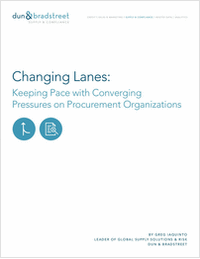 Changing Lanes: Keeping Pace with Converging Pressures on Procurement 