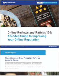 Online Reviews and Ratings 101