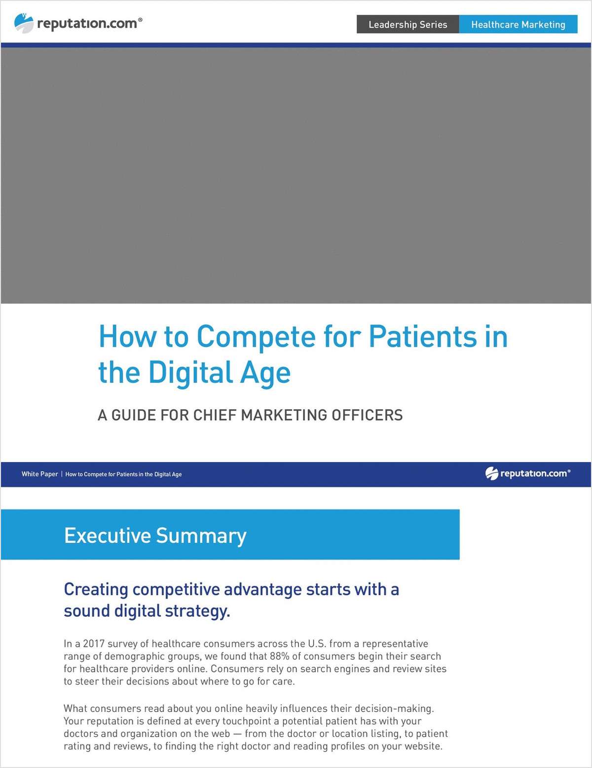 How to Compete for Patients in the Digital Age