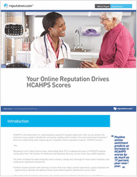 Your Online Reputation Drives HCAHPS Scores