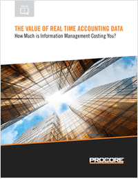 The Value of Real Time Accounting Data