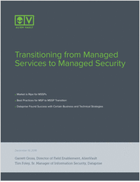 Transitioning from Managed Services to Managed Security