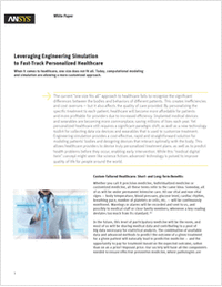 Leveraging Engineering Simulation to Fast-Track Personalized Healthcare