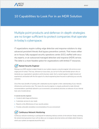 10 Capabilities to Look For in an MDR Solution