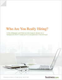 Background Checks:  Understanding Who You Are Hiring