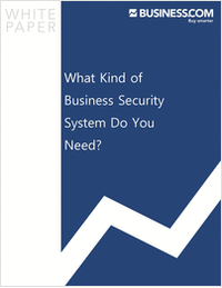 What Kind of Business Security System Do You Need?