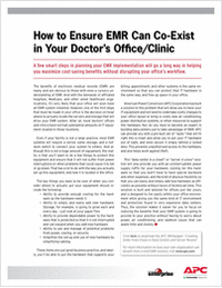 How to Ensure EMR Can Co-Exist in Your Doctor's Office/Clinic