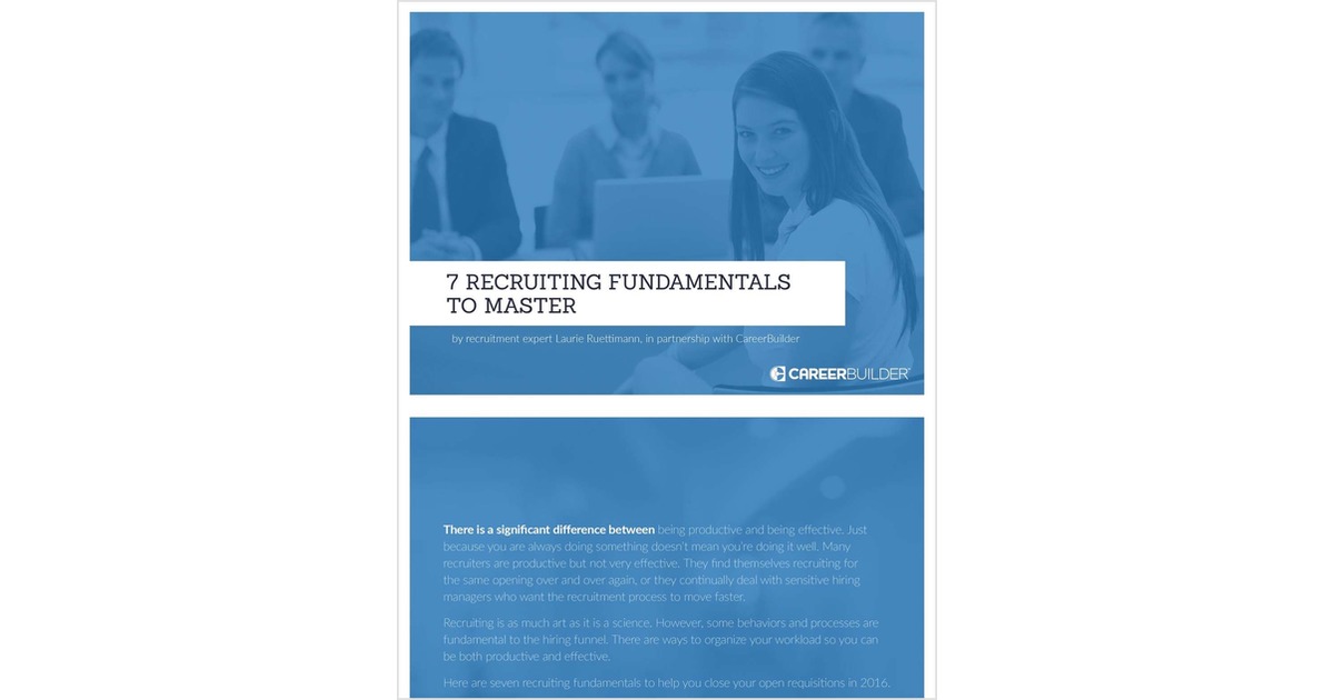 7 Recruitment Fundamentals to Master