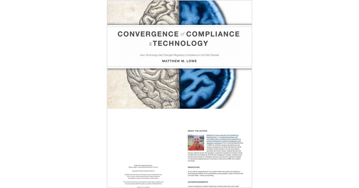 Convergence of Compliance & Technology: How to Meet Changing FDA Expectations