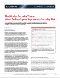 The Hidden Security Threat – When Ex-Employees Represent a Security Risk
