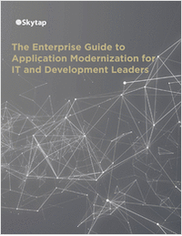 The Enterprise Guide to Application Modernization for IT and Development Leaders