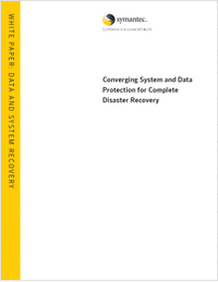 Converging System and Data Protection for Complete Disaster Recovery