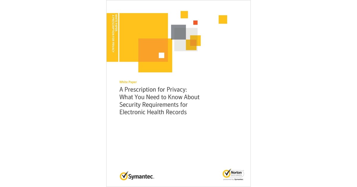 A Prescription for Privacy