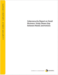 Cybersecurity Report on Small Business: Study Shows Gap between Needs and Actions
