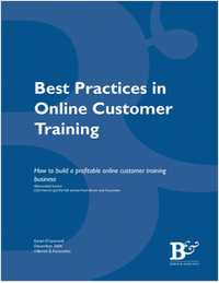 Best Practices in Online Customer Training
