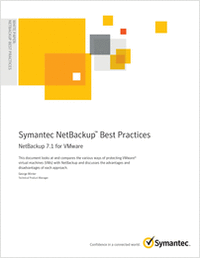 Symantec NetBackup™ Best Practices