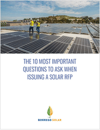 The 10 Most Important Questions to Ask when Issuing a Solar RFP