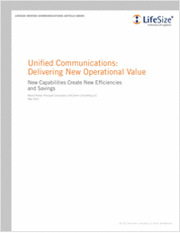 Unified Communications: Delivering New Operational Value