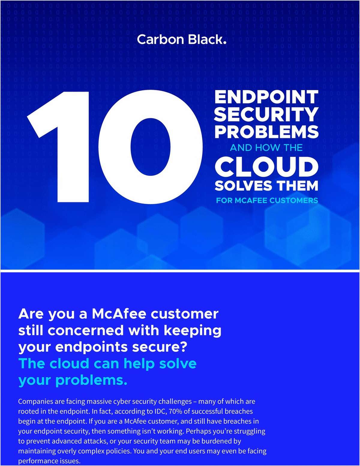 10 Endpoint Security Problems and How the Cloud Solves them for McAfee Users