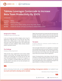Centercode + Tableau Case Study