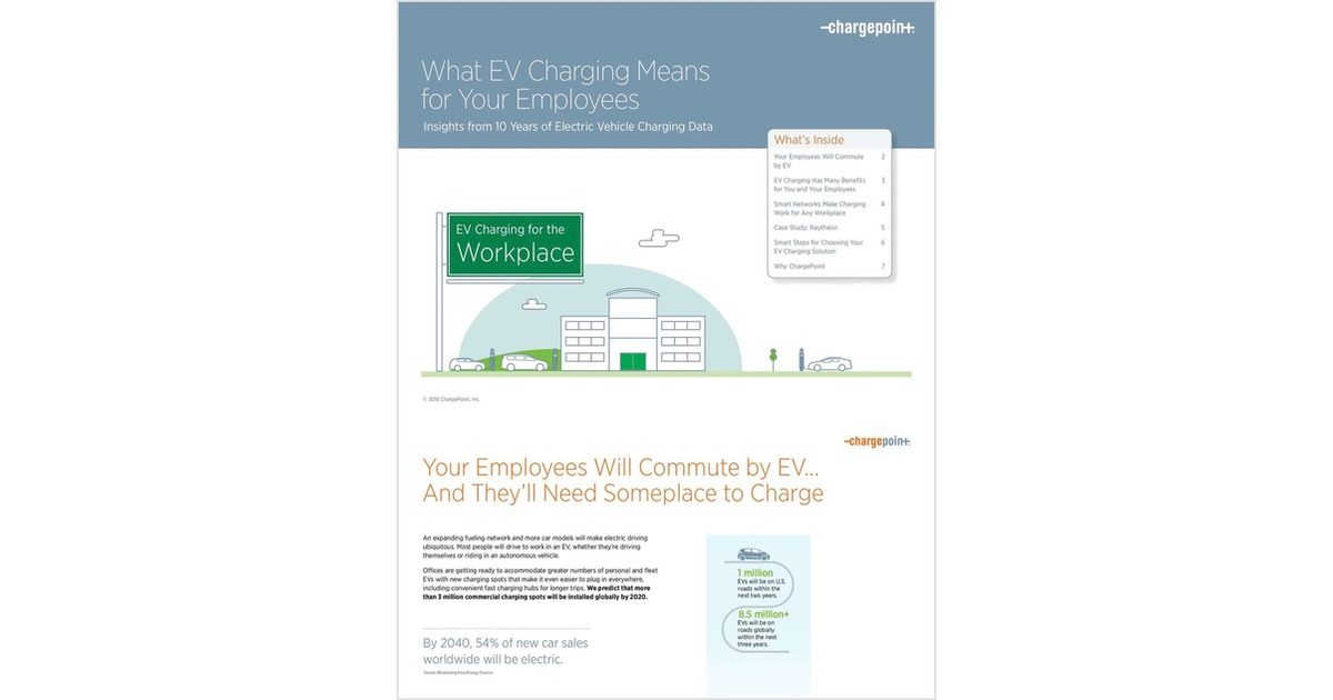 An Employer's Guide to EV Charging in the Workplace