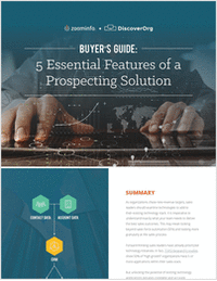 5 Essential Features of a Prospecting Solution