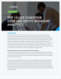 Top 10 Use Cases for User and Entity Behavior Analytics
