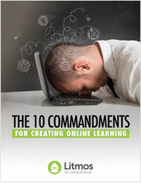 The 10 Commandments for Creating Online Learning