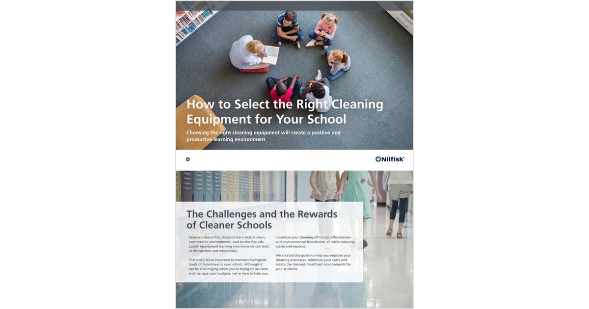 How to Select the Right Floor Cleaning Equipment for Your School