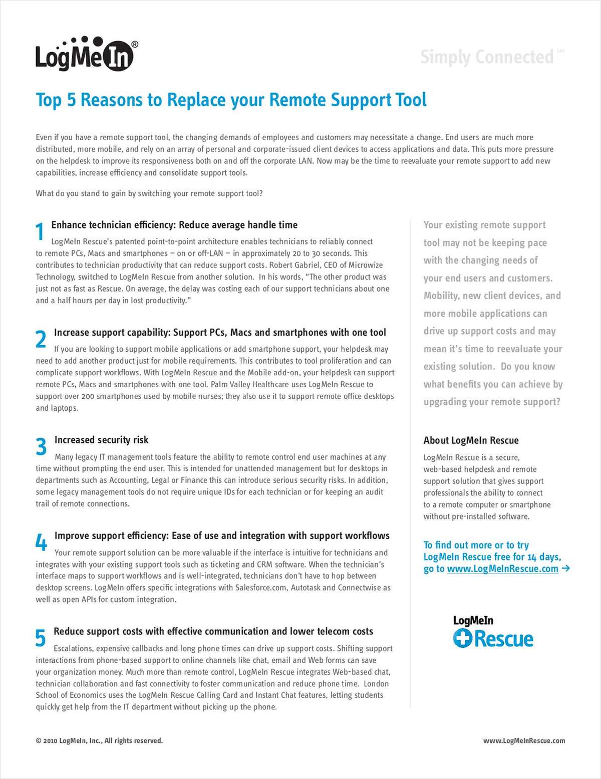 Top 5 Reasons to Replace your Remote Support Tool