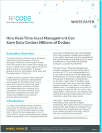 How Real-Time Asset Management Can Save Data Centers Millions of Dollars