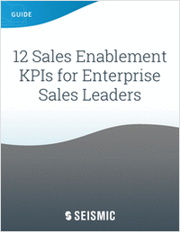 12 Sales Enablement KPIs for Enterprise Sales Leaders