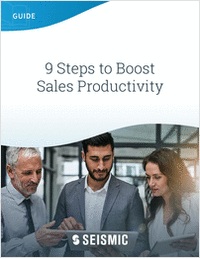 9 Steps to Boost Sales Productivity