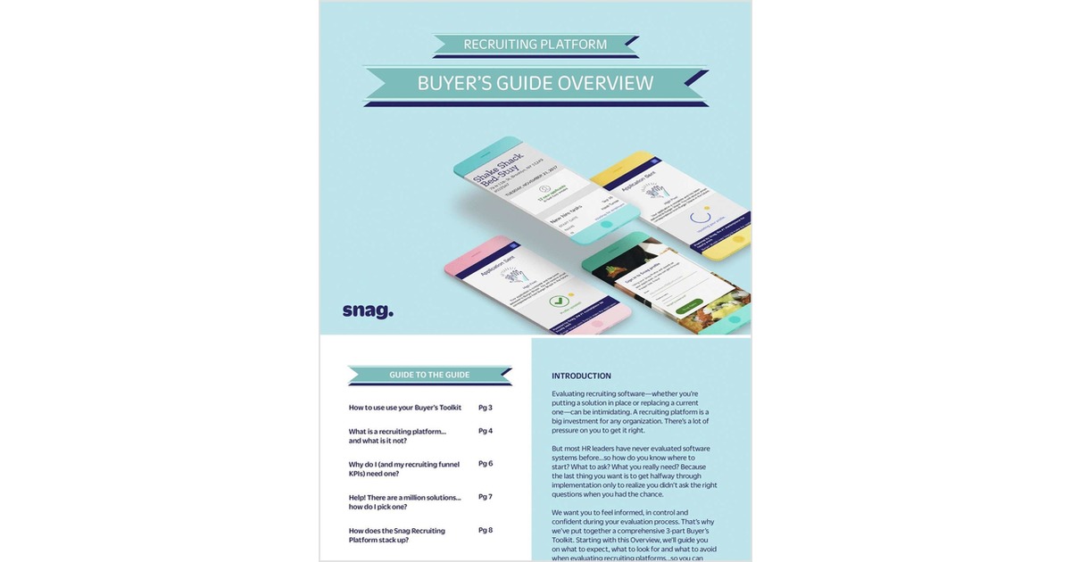 Recruiting Platform Buyer's Toolkit