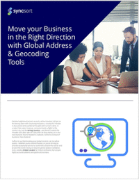 Move Your Business in the Right Direction with Global Address & Geocoding Tools