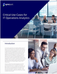 Critical Use Cases for IT Operations Analytics