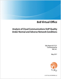 Analysis of Cloud Communications VoIP Quality Under Normal and Adverse Network Conditions