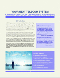 YOUR NEXT TELEPHONE SYSTEM