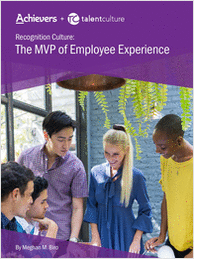 Recognition Culture: The MVP of Employee Experience